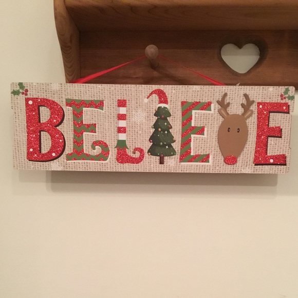 Christmas House Other - Believe Christmas Hanging Decor
